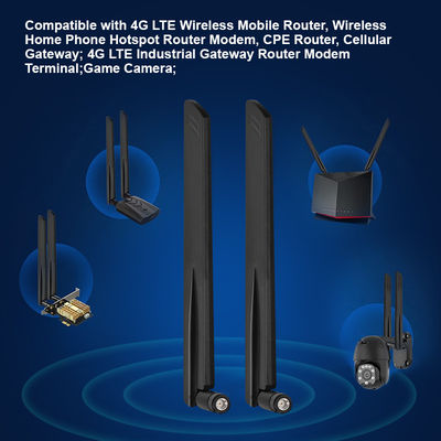 높은 이득 12dbi 5g 안테나 sma 굽힐 수 있는 600-6000Mhz 안정적인 신호를 전송