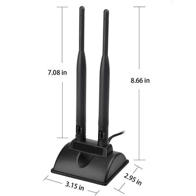2.4GHz 5GHz 듀얼 밴드 항공 무선 와이파이 통신 안테나 PCI-E 네트워크 카드 USB 어댑터 라우터