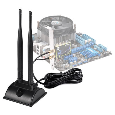 2.4GHz 5GHz 듀얼 밴드 항공 무선 와이파이 통신 안테나 PCI-E 네트워크 카드 USB 어댑터 라우터