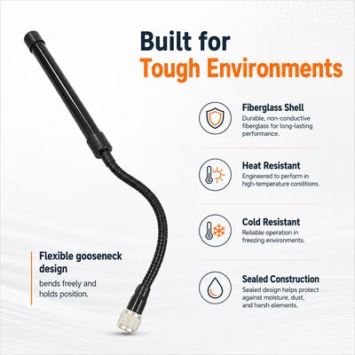 CS 전술 안테나 433-510MHz 고효율 2방향 라디오 안테나 UV-K5 UV-K58 UV-K6 및 기타 휴대용 2방향 라디오