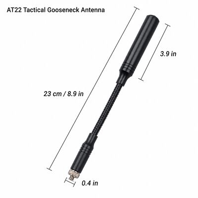 전술 부메랑 안테나, 듀얼 밴드 144/430MHz 휴대용 햄 라디오 안테나