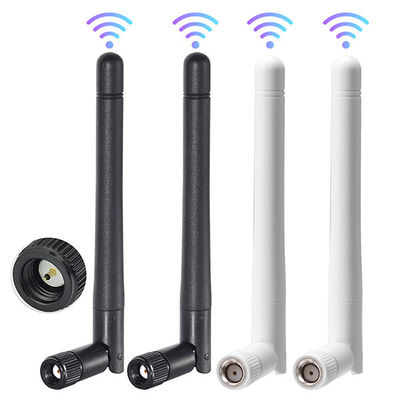 옳은 각 3dBi SMA 남자 안테나와 이중 대역 와이파이 안테나 2.4GHz 5.8GHz 고무 무선 통신 안테나
