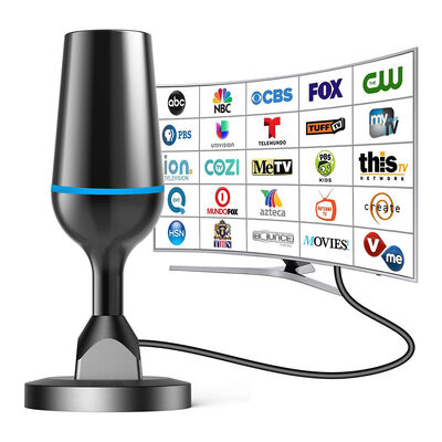 실내용 장거리 디지털 TV 안테나 4K 1080p HDTV 안테나 모든 스마트 TV 지원 지역 채널 플라스틱 재질